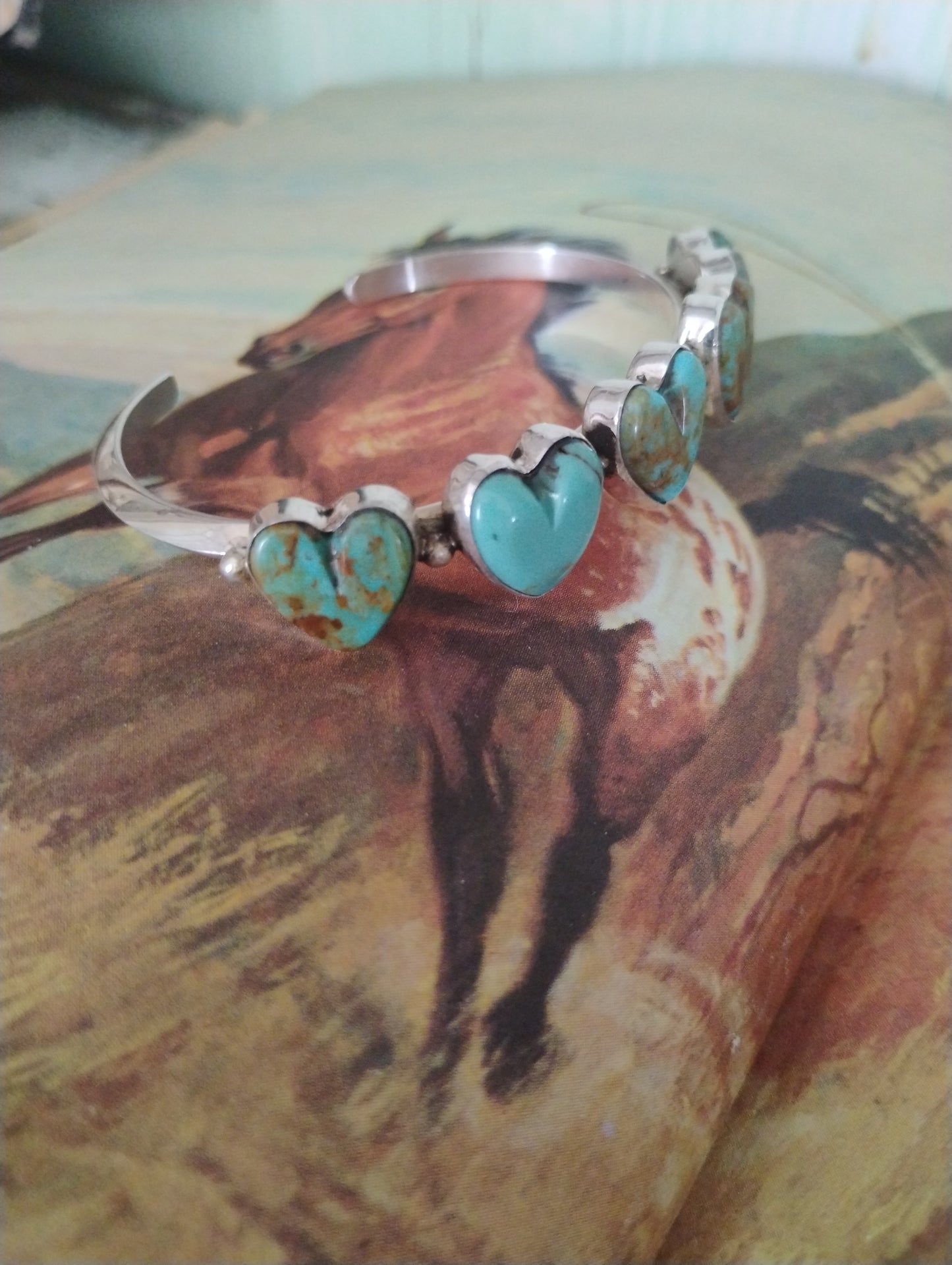 Arnold Goodluck Kingman Heart Cuff