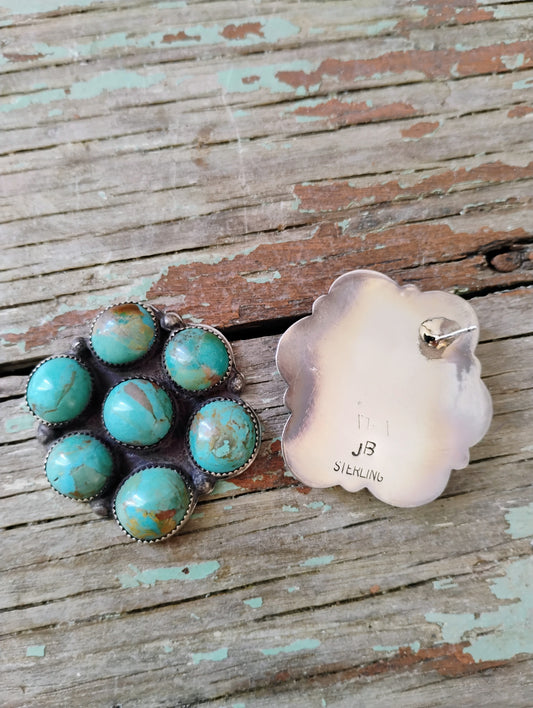 Huge cluster earrings