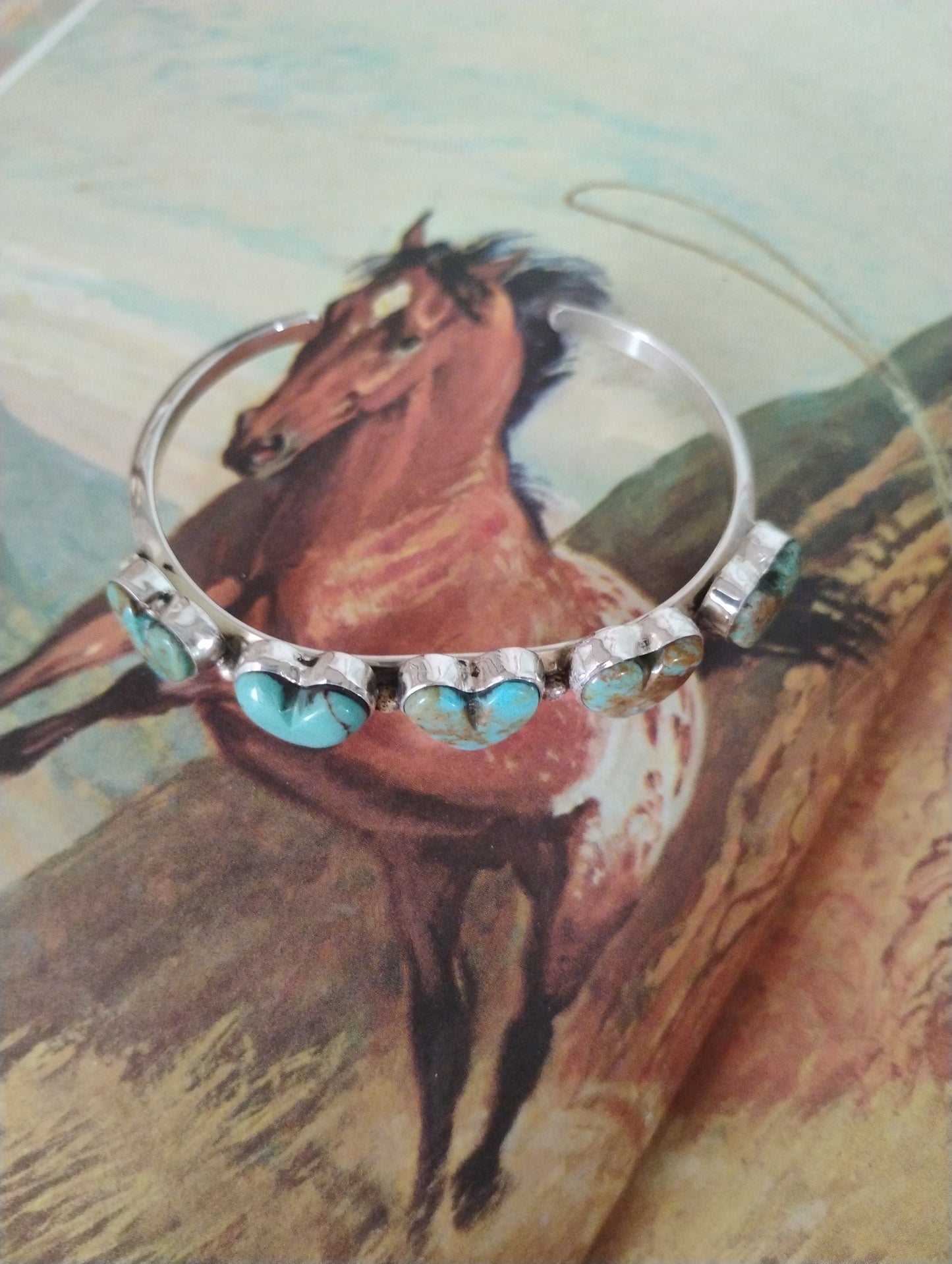 Arnold Goodluck Kingman Heart Cuff